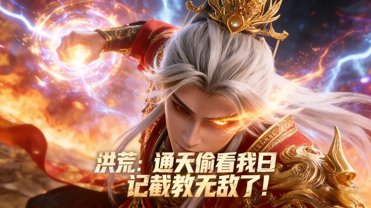 【Multi Sub】《洪荒：通天偷看我日记截教无敌了》先天孽龙携日记系统穿洪荒，预言截教覆灭震通天，救金乌助后土率截教逆天改命！#热门漫画 #动漫