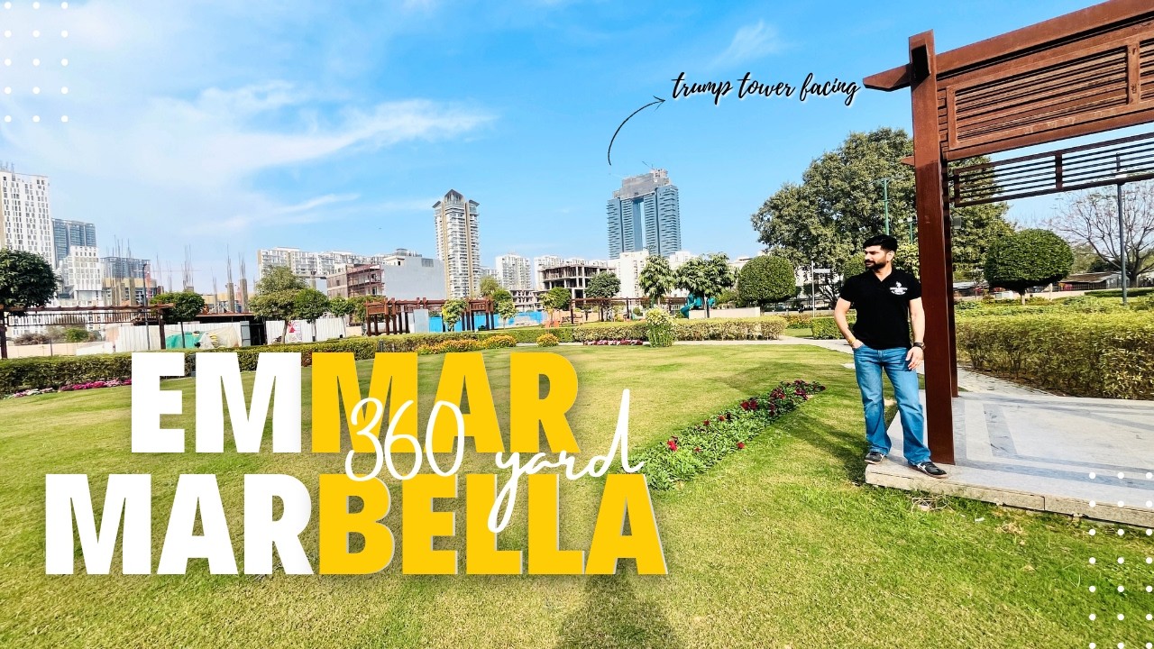 360 SqYd Ultra Luxury 4BHK in Emaar Marbella Gurgaon  | Trump Tower & Golf Estate Facing | ₹5.90 Cr