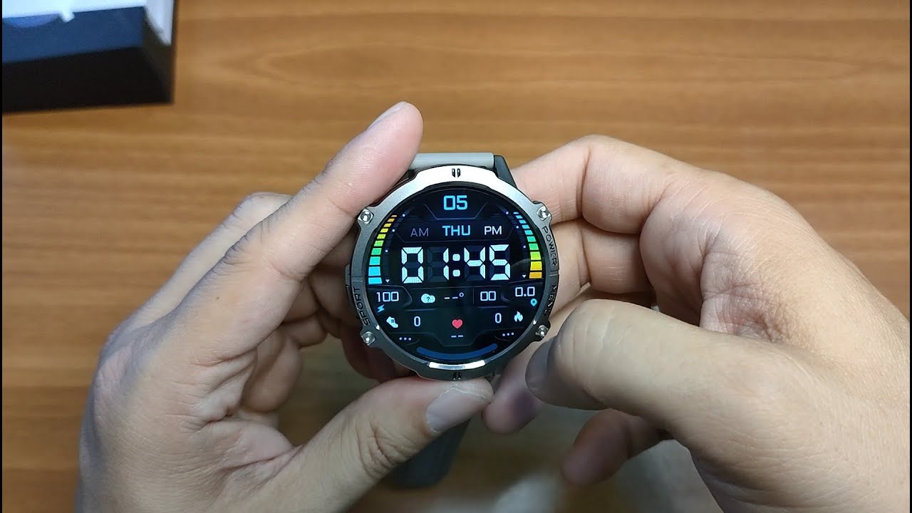 X3, first smartwatch with 1.000mah battery, unboxing and quick menu view (Compatible with Huawei)