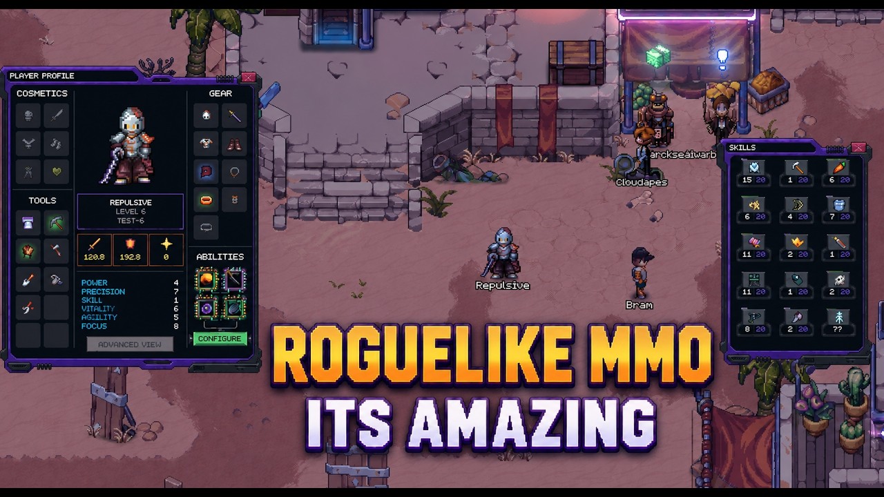Un MMO rogue-like et sa profondeur INCROYABLE et D&Eacute;MENTE ! Soulbound