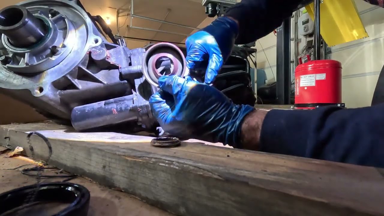 Chevy S 10 transmission transfer case seam leak
