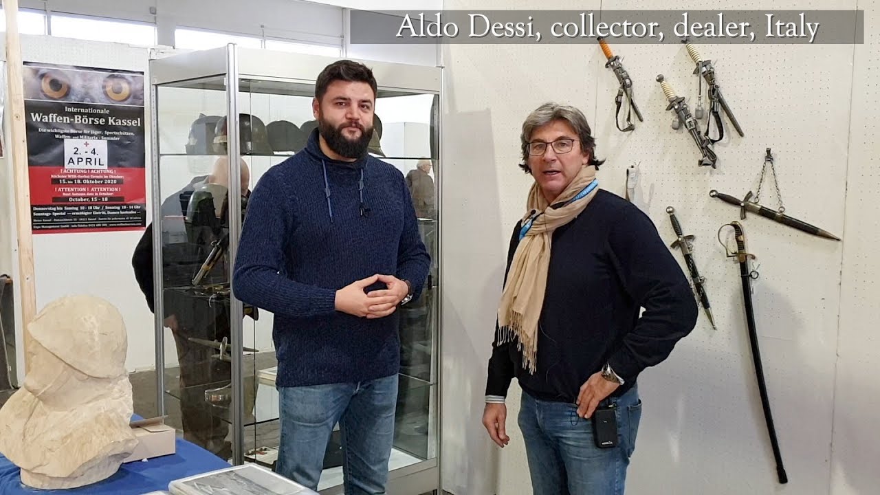 Italian fascist daggers and collectibles at Kassel military antic show