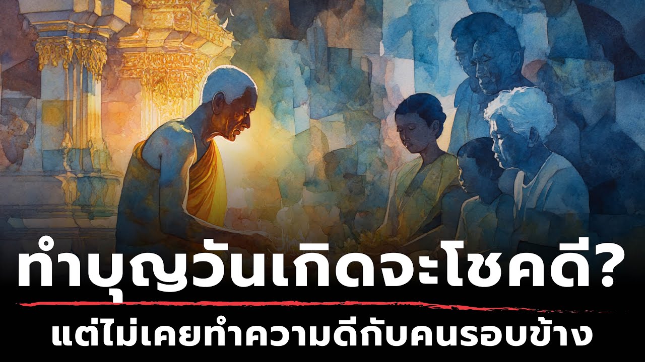 ทำบุญวันเกิดจะโชคดี? แต่ไม่เคยทำความดีกับคนรอบข้าง | ธรรมะหักมุม | ธรรมะเดลี่