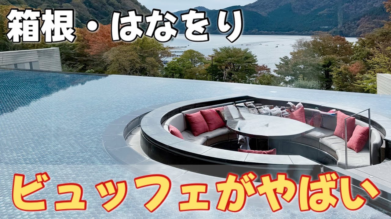 【神奈川県　箱根・はなをり】食べ物やお酒の種類がこんなに？そして飲み放題？帰りは車で富士山まで登れた！