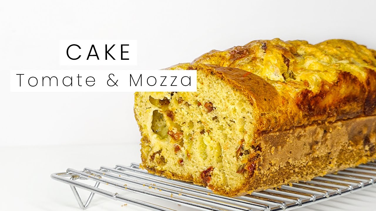 Cake aux Tomates S&eacute;ch&eacute;es, Mozzarella & Origan