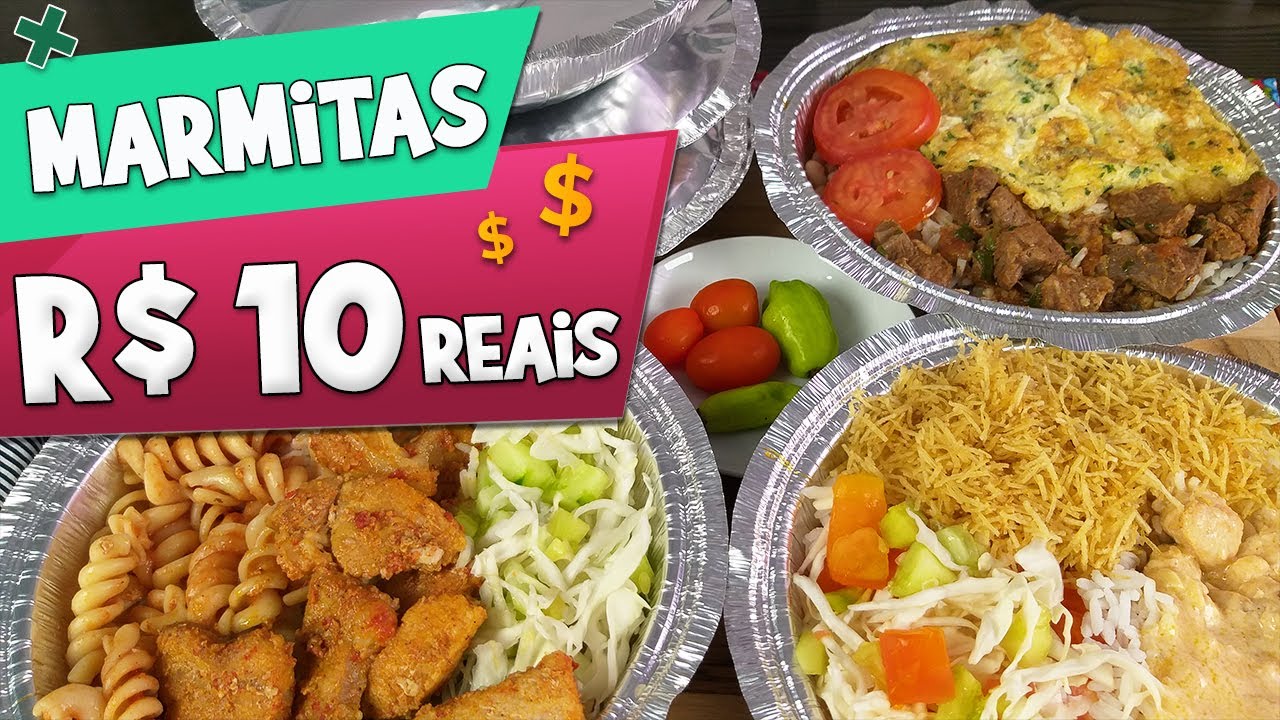 MARMITAS por R$ 10 REAIS - Como ter Lucro