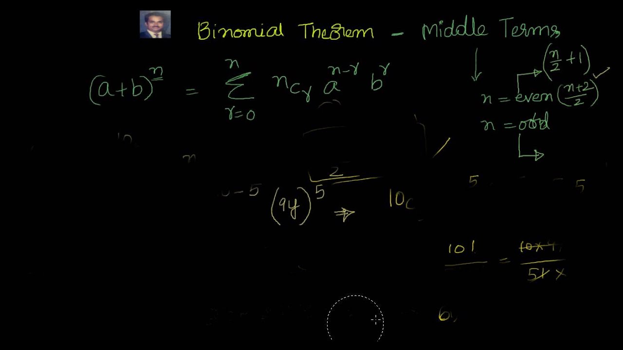 Binomial Expansion - Finding middle terms