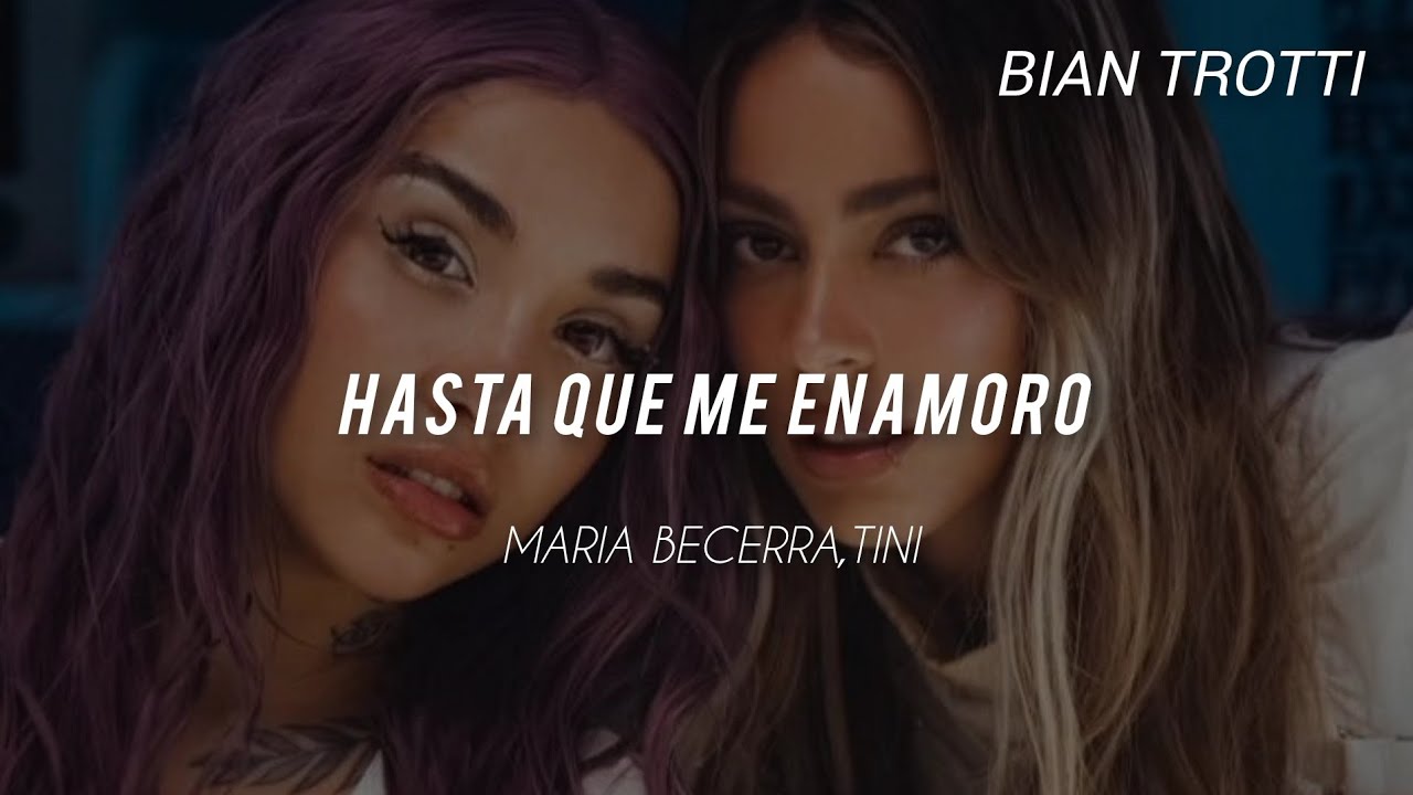 Maria Becerra,TINI,XROSS - 𝐇𝐚𝐬𝐭𝐚 𝐐𝐮𝐞 𝐌𝐞 𝐄𝐧𝐚𝐦𝐨𝐫𝐨 [ʟʏʀɪᴄs] | 𝐒𝐇𝐀𝐍𝐈𝐍𝐀 𝐏𝐚𝐫𝐭𝐞 III