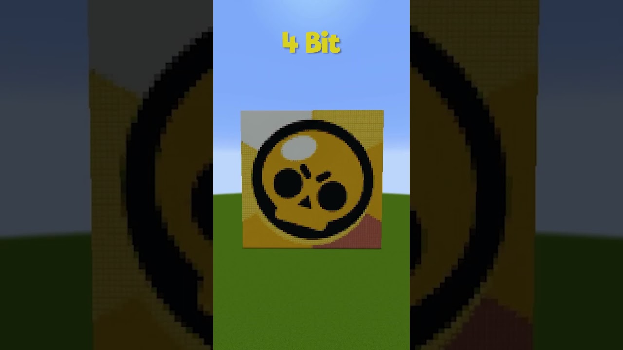 Minecraft Games 1 bit 2 bits 4 bits 8 bits 16 bits 32 bits 64 bits 128 Bits 