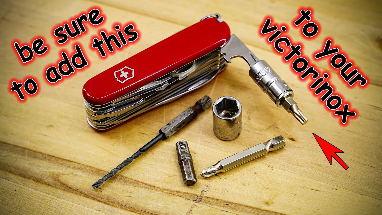 Great idea to make your Victorinox even better - add a good bit holder