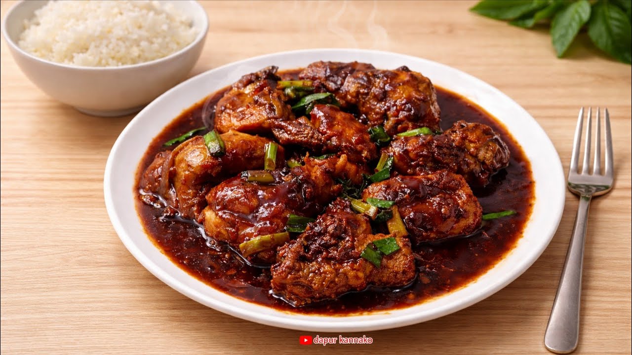 Resep Ayam Kecap Sederhana dan Enak | Cara Membuat Ayam Kecap Empuk Bumbu Meresap untuk Menu Harian