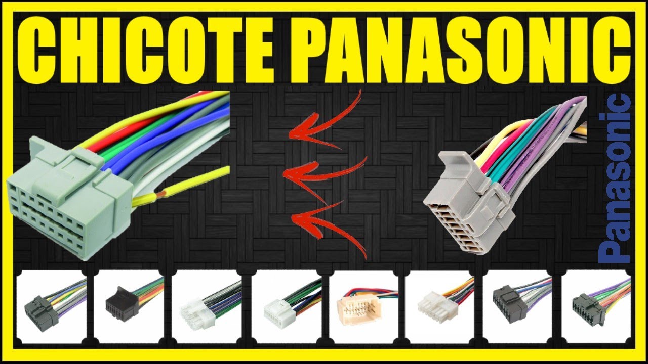 CHICOTE PANASONIC codificação vias e cores dos fios #ALANROD