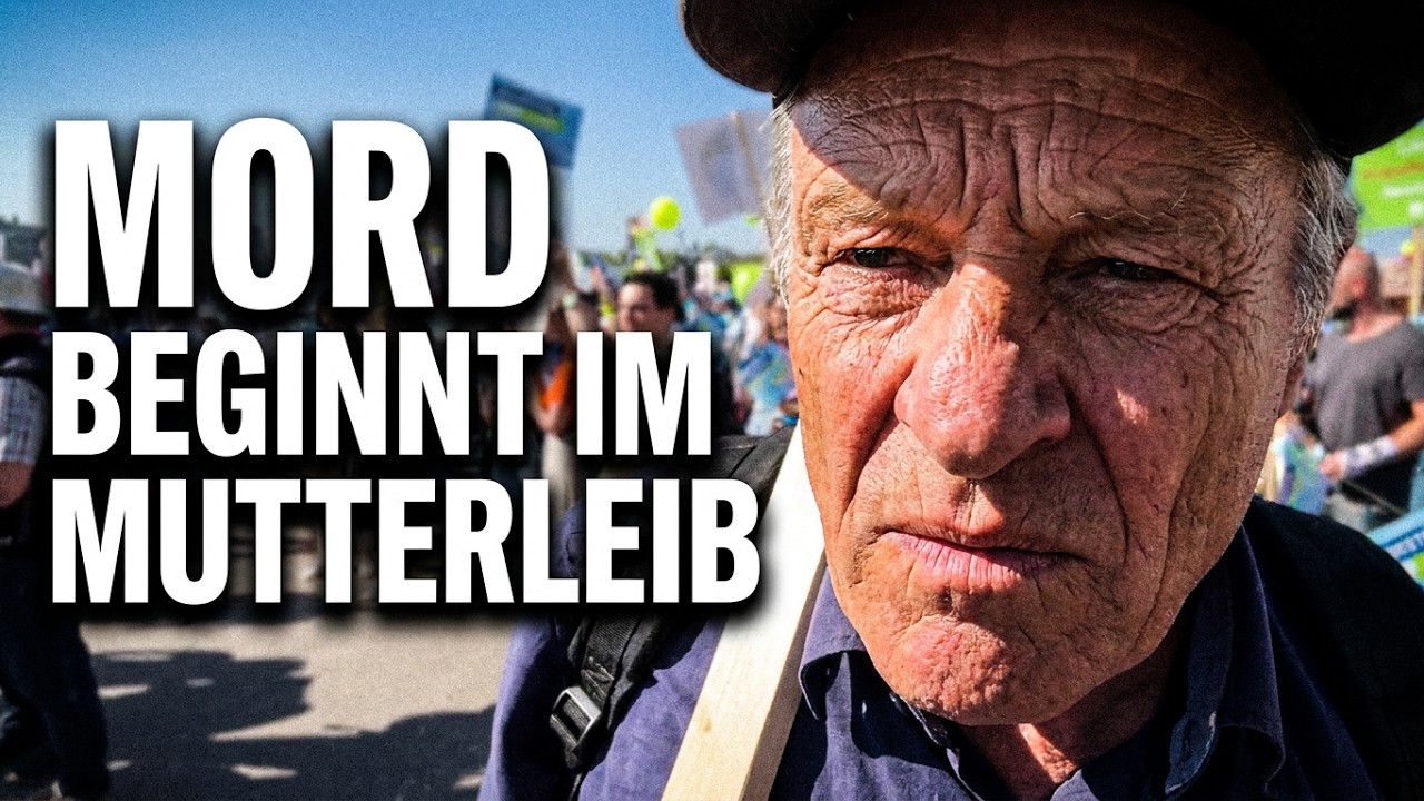 MUTIG: Alexander Seibel redet Klartext bem MARSCH FÜR DAS LEBEN
