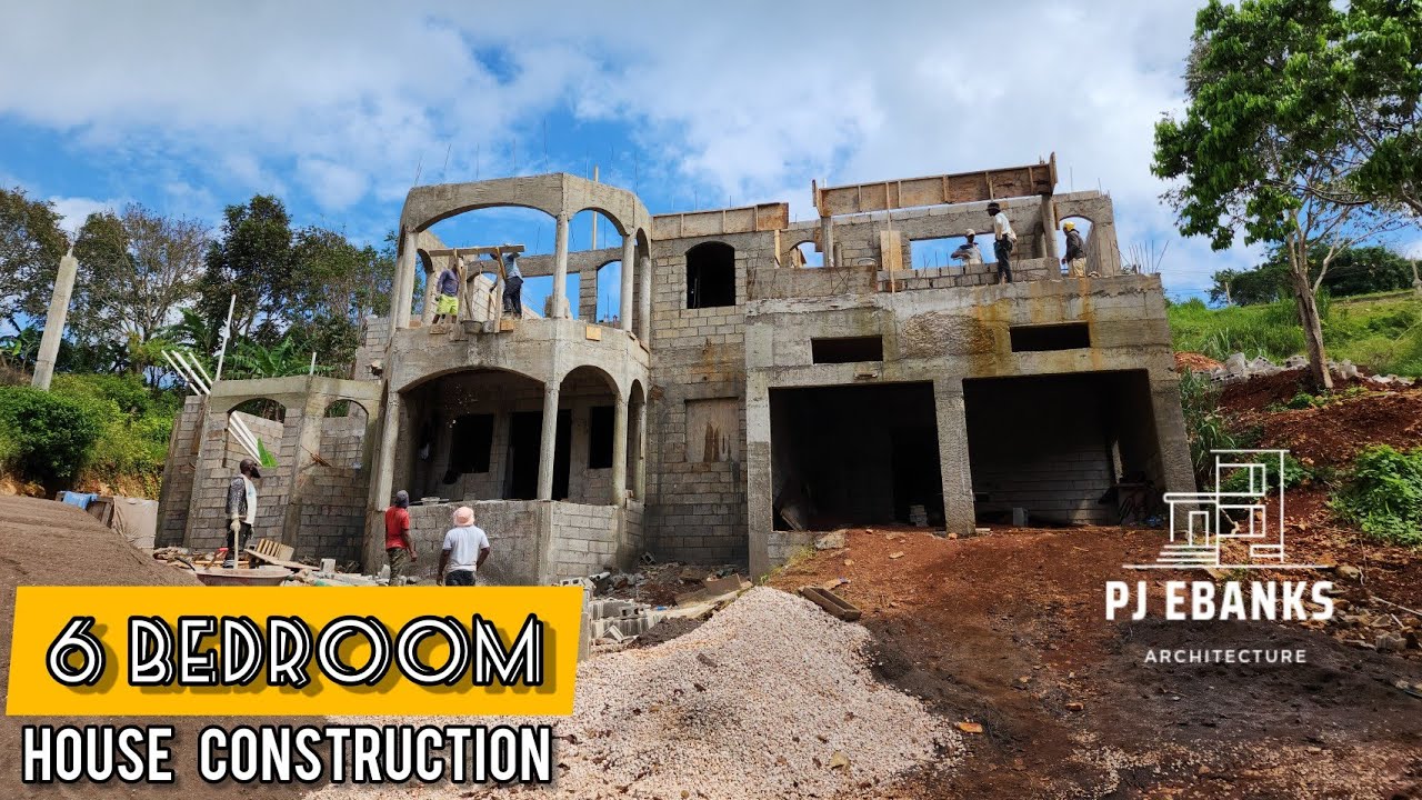 Construction Of A 6 Bedroom House In Manchester, Jamaica
