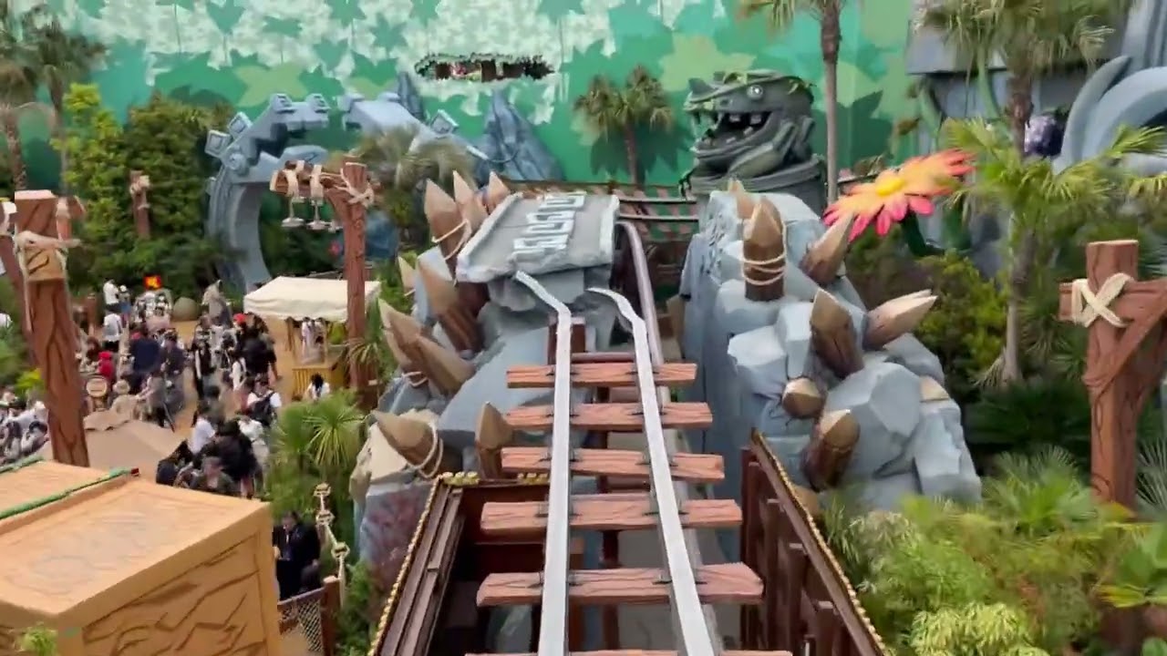 【Universal Studios Japan】Donkey Kong Country:Mine Cart Madness咚奇剛國度「瘋狂礦車」第一視角體驗！| ドンキーコングのクレイジー・トロッコ
