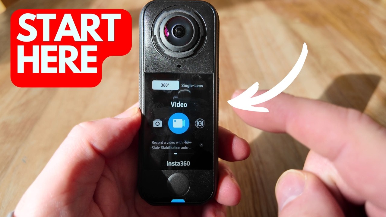 Insta360 X4 Air First Time Setup: Settings Walkthrough for New Users
