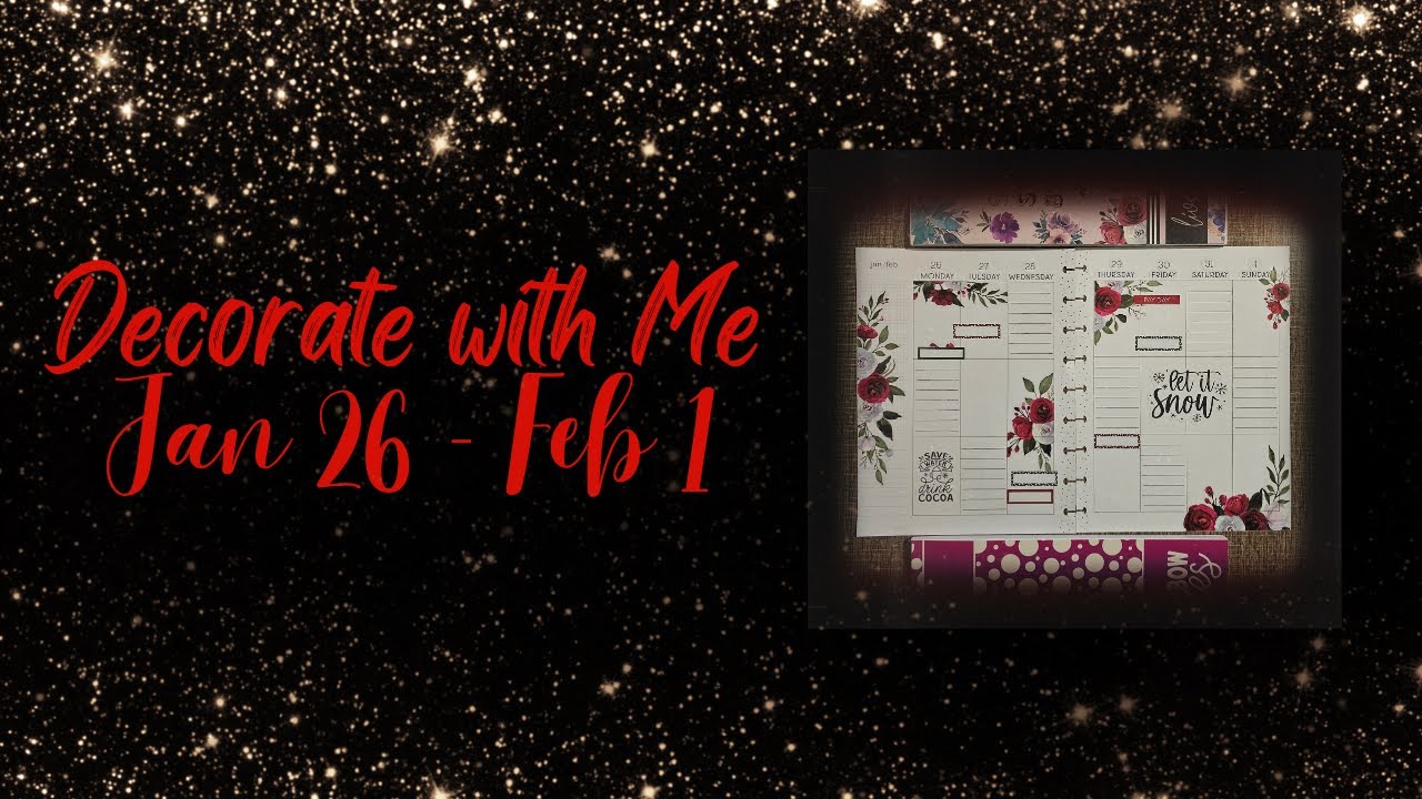 Decorate with Me | Before the Pen | Classic Vertical Happy Planner | January 26 - February 1