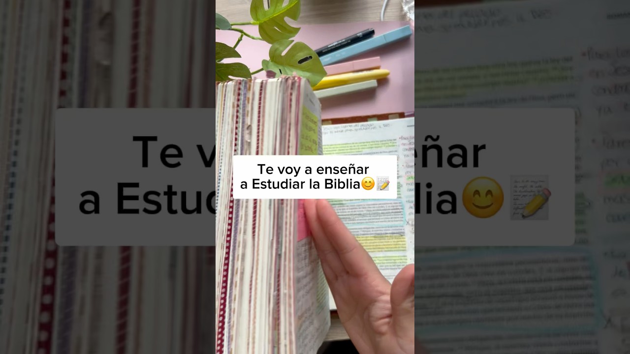 Te ense&ntilde;o a como el Estudiar la Biblia😊📖✨ #biblia