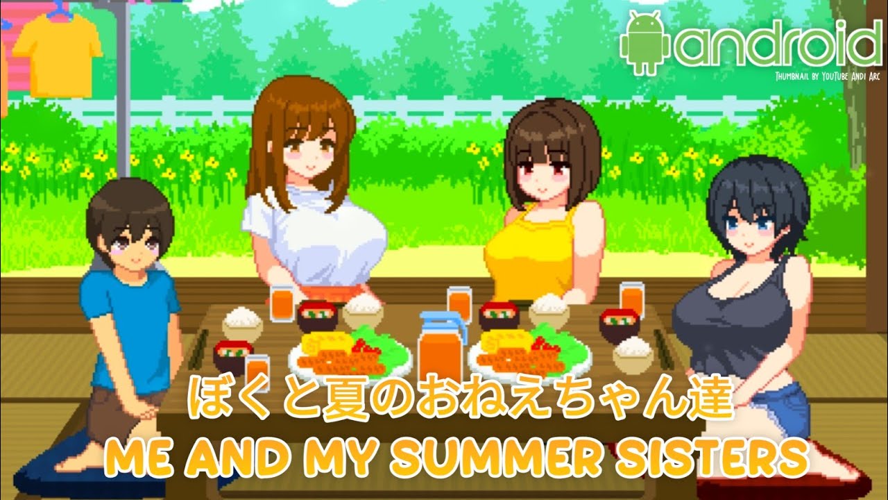 Me And My Summer's Sister Joiplay Android !! Best hgame Pixel Sides-croller story Offline  Android
