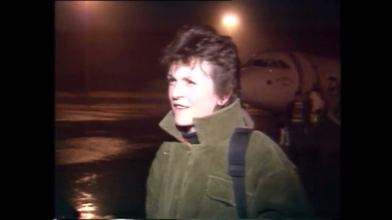 Arriving Home for Christmas via Knock Airport, Co. Mayo, Ireland 1990