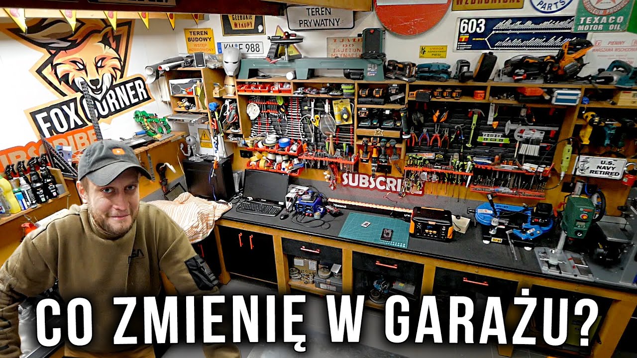 Warsztat w Garażu, co bym zmienił po 2 latach, co się sprawdza a co nie? - Fox Corner