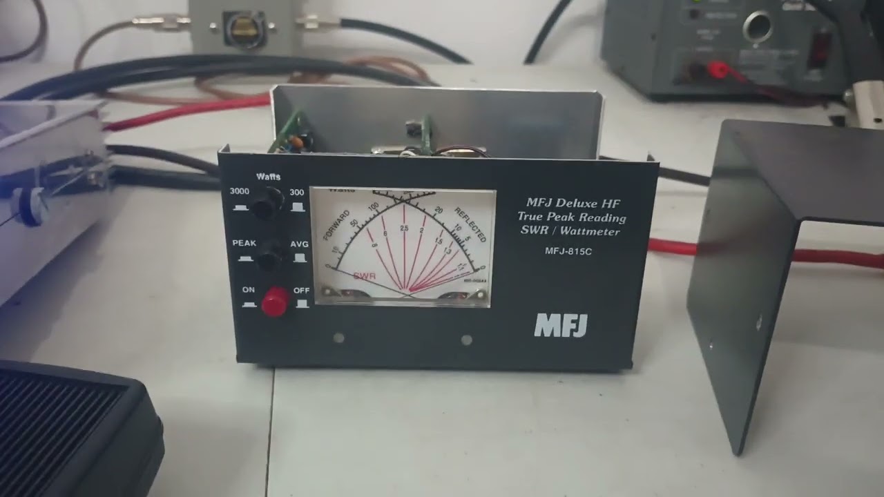 MFJ 815C, Cross Reading, peak and average Watt Meter