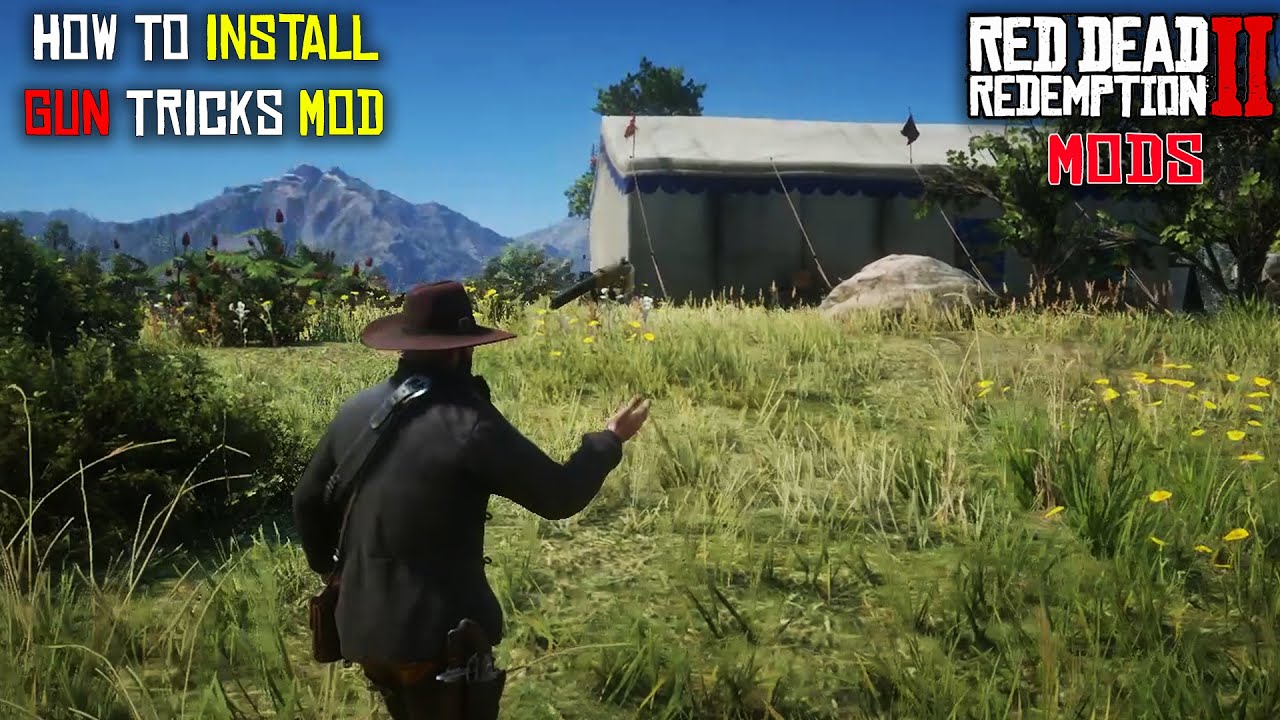 Как установить мод Gun Tricks в RDR 2 (2024) | Моды для Red Dead Redemption 2
