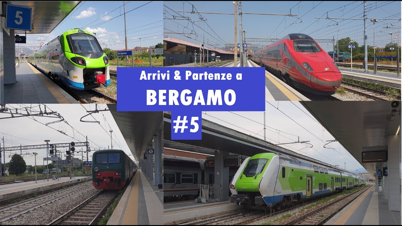 Arrivi & Partenze a Bergamo #5 - ETR 600 in nuova livrea Frecciarossa