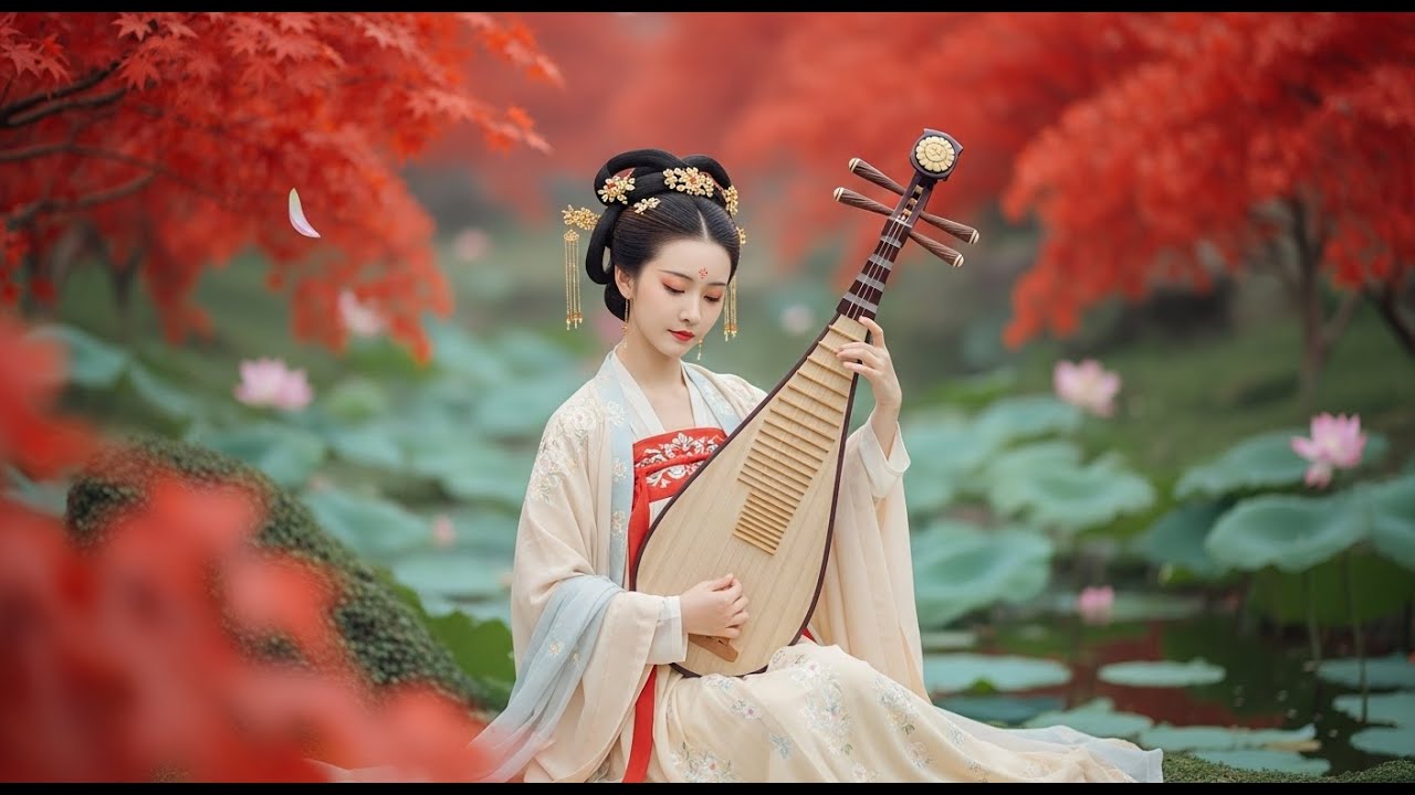 Pagoda De Luna: Guzheng, Pipa, Dizi Y Erhu En Fusión Tradicional China Música De Guzheng Y Pipa
