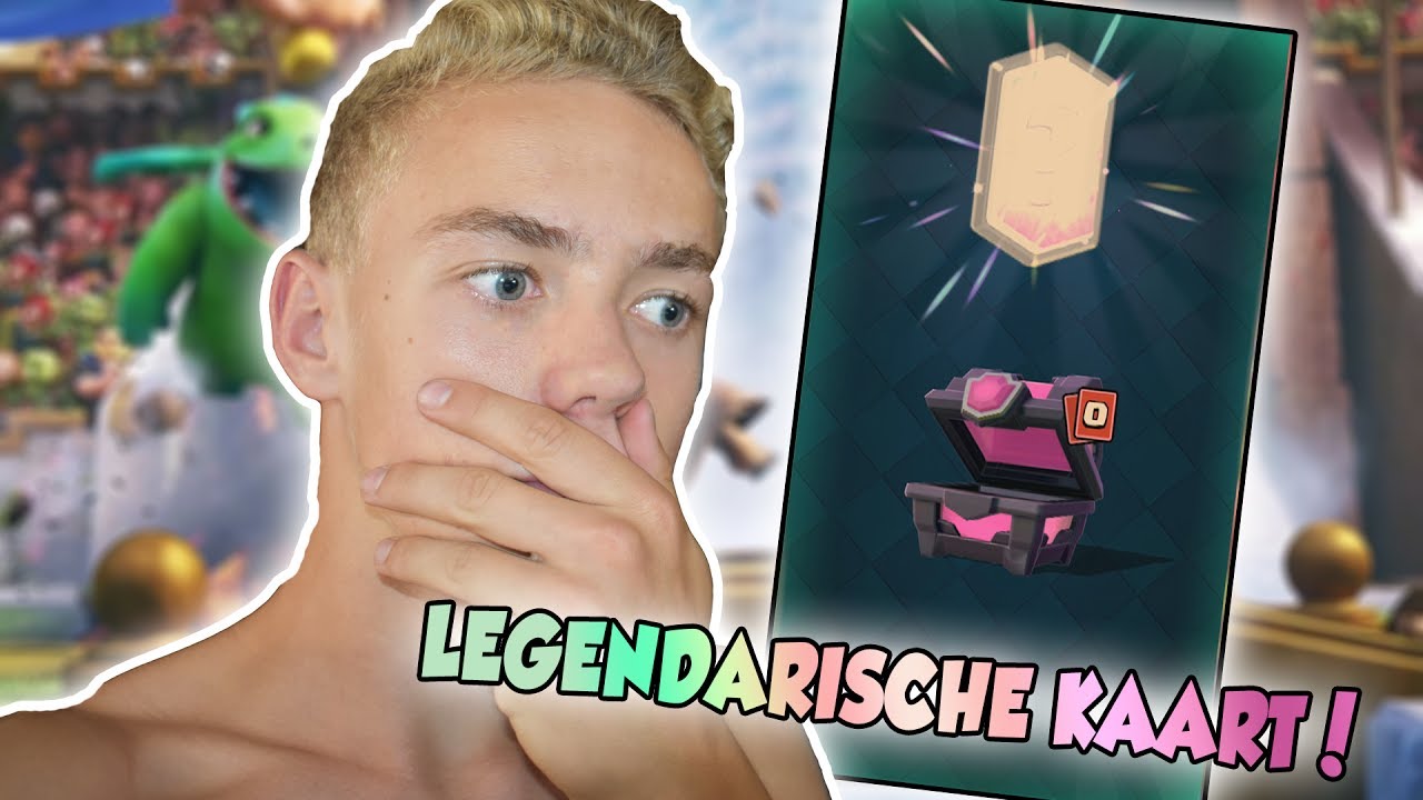 LEGENDARISCHE KAART UIT MAGISCHE KIST + SPELEN MET KIJKERS! - Clash Royale