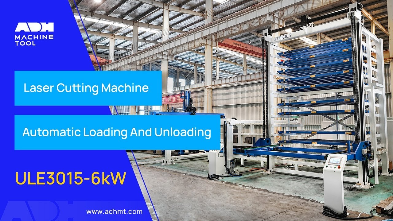ULE3015 6kW Laser Cutting Machine With Automatic Loading And Unloading
