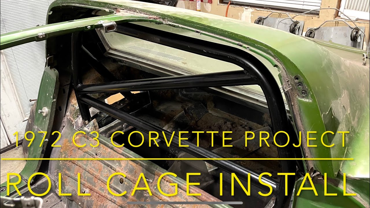 Установка каркаса безопасности для Corvette C3 Project 1972 года