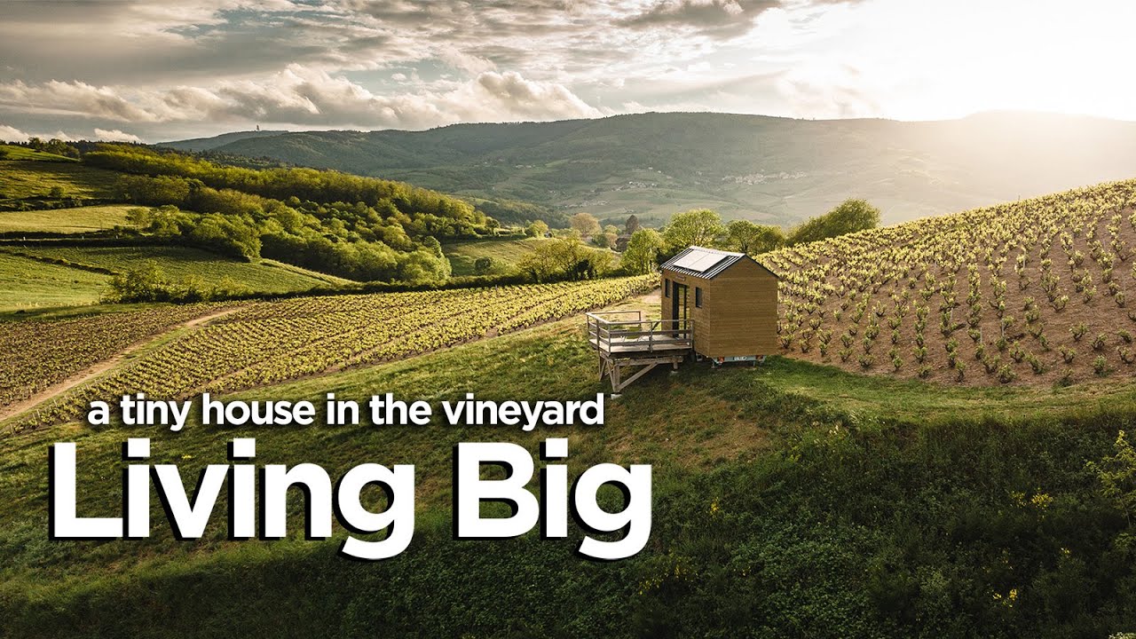 La casa mobile tra le vigne sopra Lione