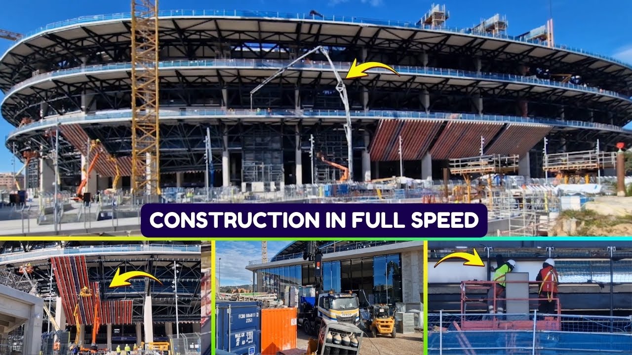 Camp Nou Construction Is Buzzing 😲 | Major Progress Across the Stadium