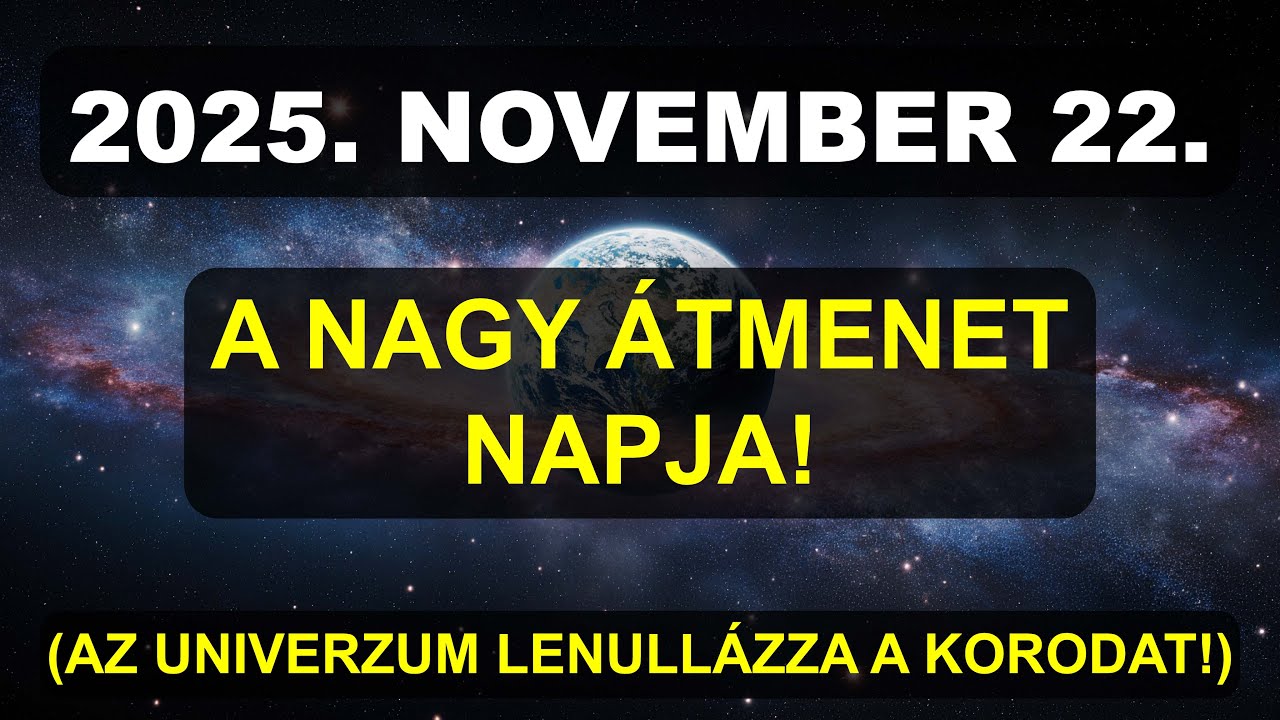 FIGYELEM! A NAGY &Aacute;TMENET elkezdődik! A november 22-i nap&eacute;jegyenlős&eacute;g lenull&aacute;zza energia-korodat!