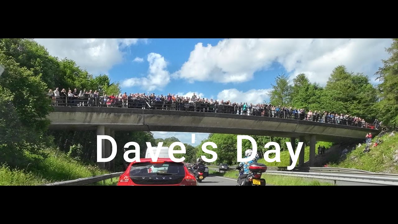 Dave's Day. J36 M6 to Barrow. R.I.P Dave Myers. Hairy Bikers