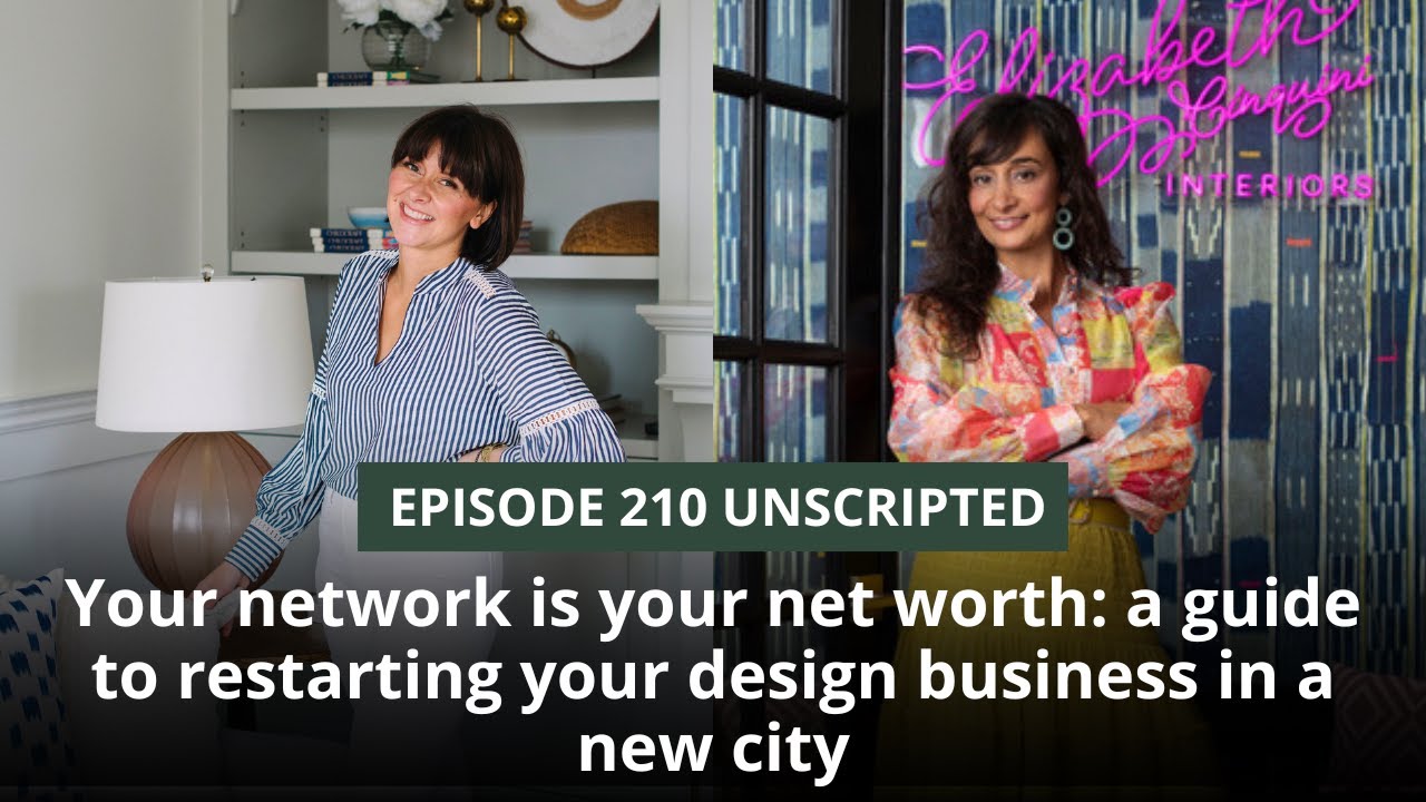 Ep 210 - Your network is your net worth: a guide to restarting your design business in a new city