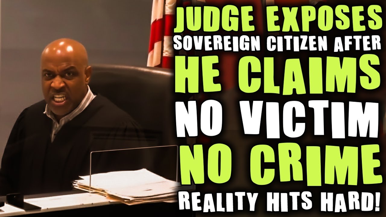 Judge EXPOSES Sovereign Citizen After He Claims “No Victim, No Crime”—Reality Hits Hard!