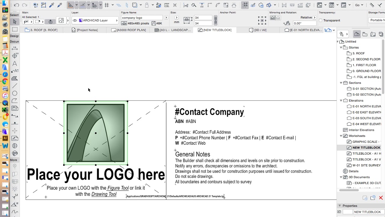 ArchiCAD 21 simplifying layout book