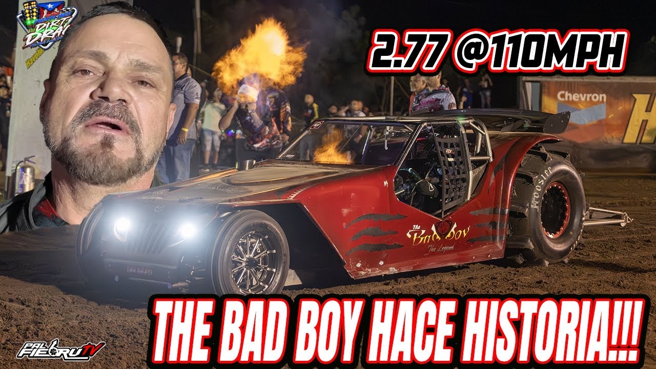 Histórico The Bad Boy hace historia en Puerto Rico Rompiendo la Barrera de los 2.7 con 2.77@110mph!!