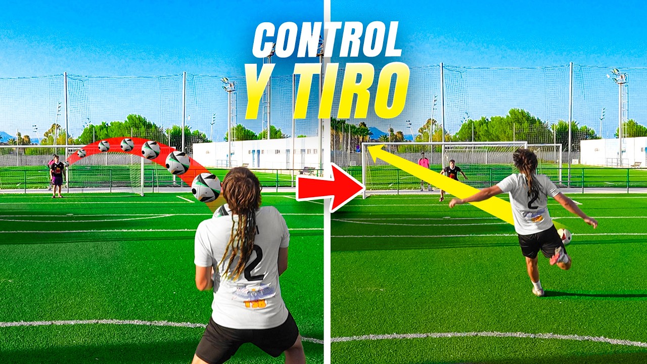 ⚽ CONTROL Y TIRO 😨 Retos de fútbol