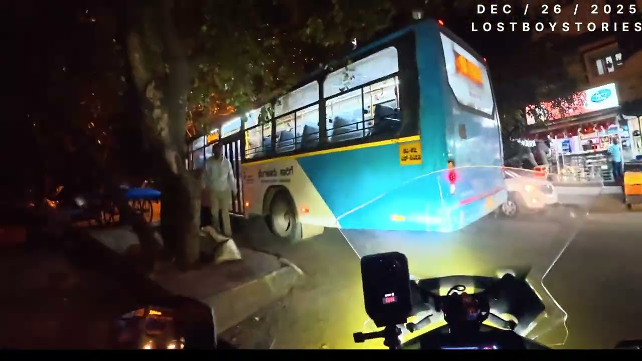 The reality of richness on Bangalore road.
