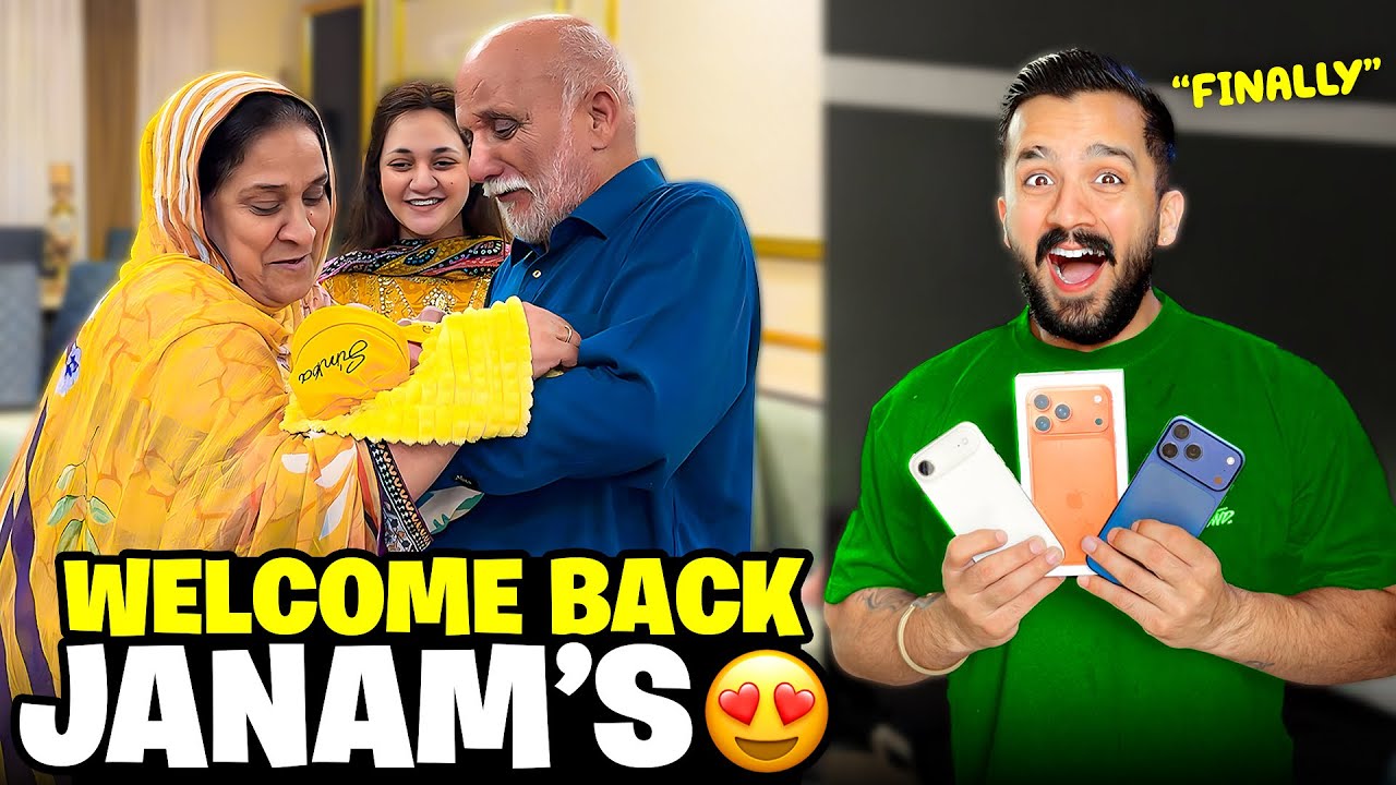 Emaan and Kivan Back in house🥺Finally unboxing my New iphone 17😍