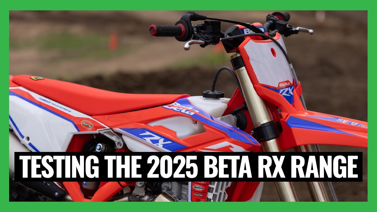Riding Beta's 2025 RX range at the national media launch | Overview