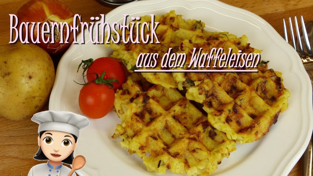 Kartoffel WAFFELN | Bauernfrühstück aus dem Waffeleisen | Waffeleisen EXPERIMENT