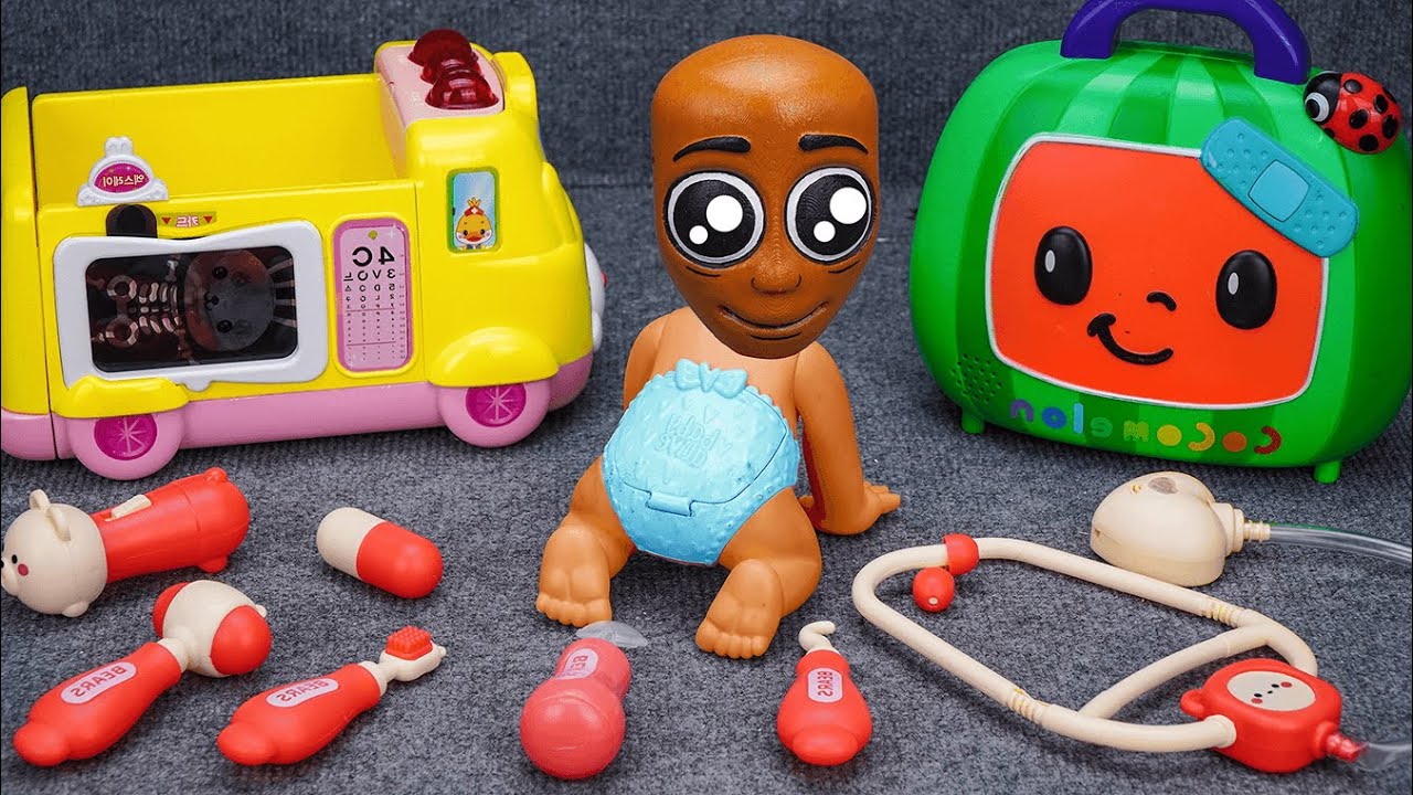 SPRUNKI Tung Tung Tung Toy Satisfying with Unboxing Cute Ambulence & Toilet Playset ASMR 💉Funny Toys