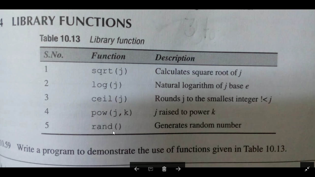 Library functions in C (37)