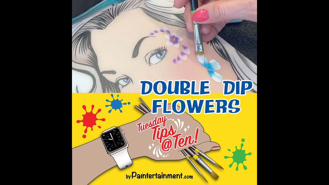 Tuesday Tips @10:  Double Dip Flower Petals