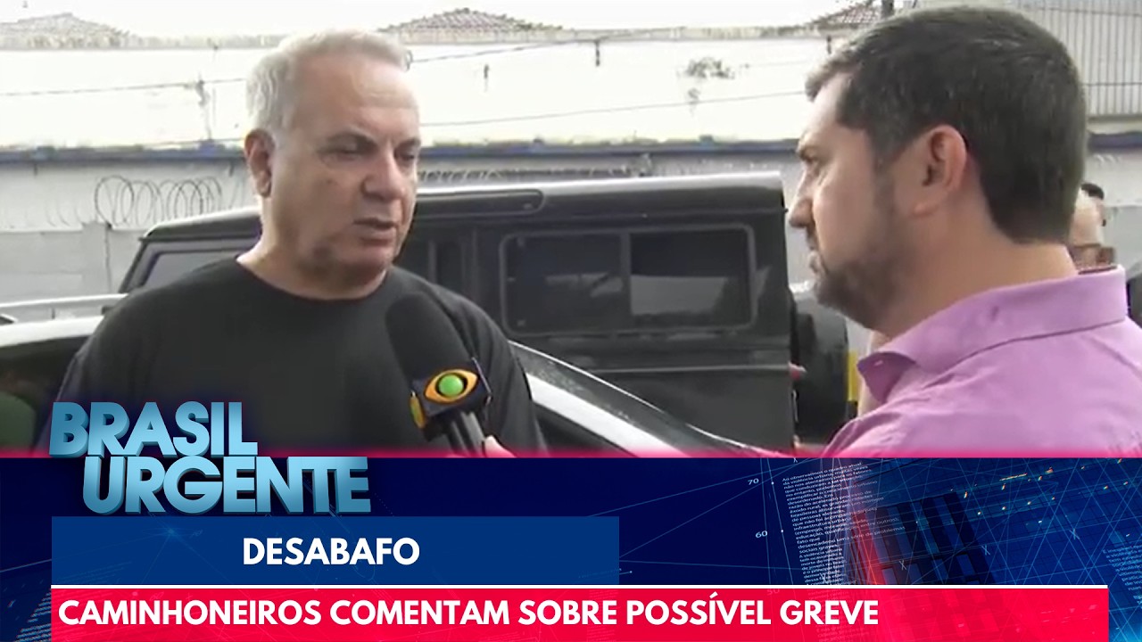 Caminhoneiros comentam sobre possível greve | Brasil Urgente