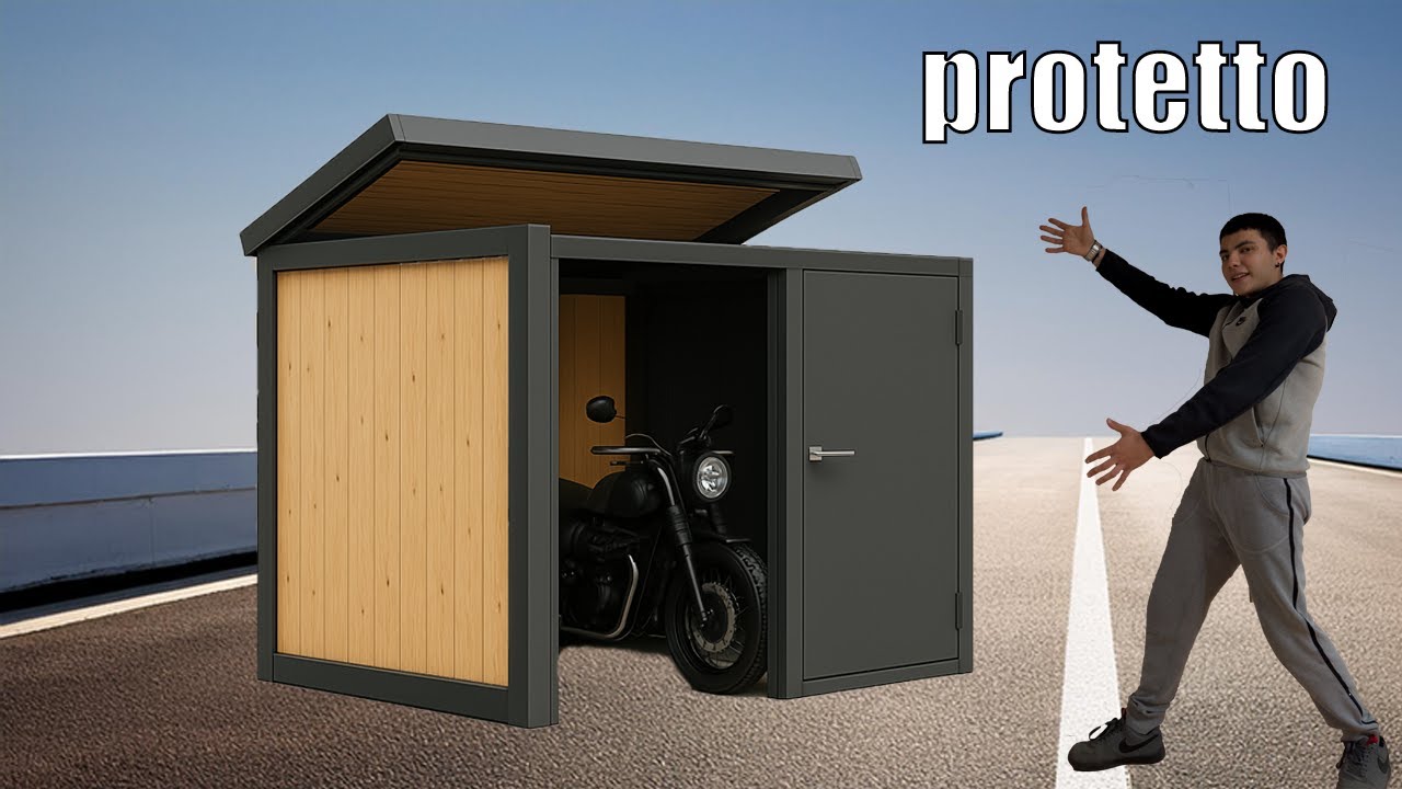 COSTRUISCO UN CAPANNO PER LA MOTO PT 1
